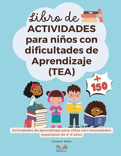 Libro de actividades (escritura) para niños con dificultades de aprendizaje (TEA)