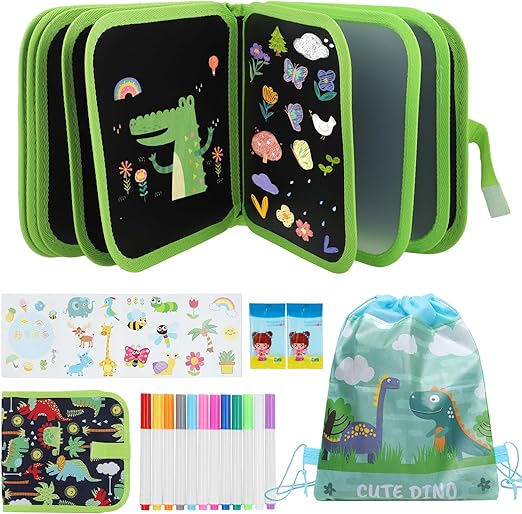 Libro de pintar con moldes reutilizable