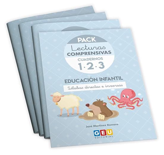 Pack cuadernos 1,2 y 3 para aprender a leer (aproximadamente de 3 a 6 años)